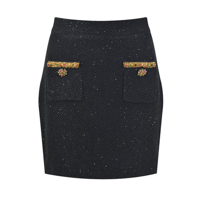 BG Socialite Light Luxury Two-piece French Sequins