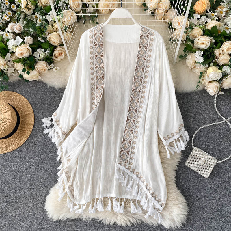 Ethnic Heavy Embroidery Cardigan