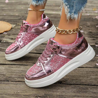 Women Casial Sequin Sneakers