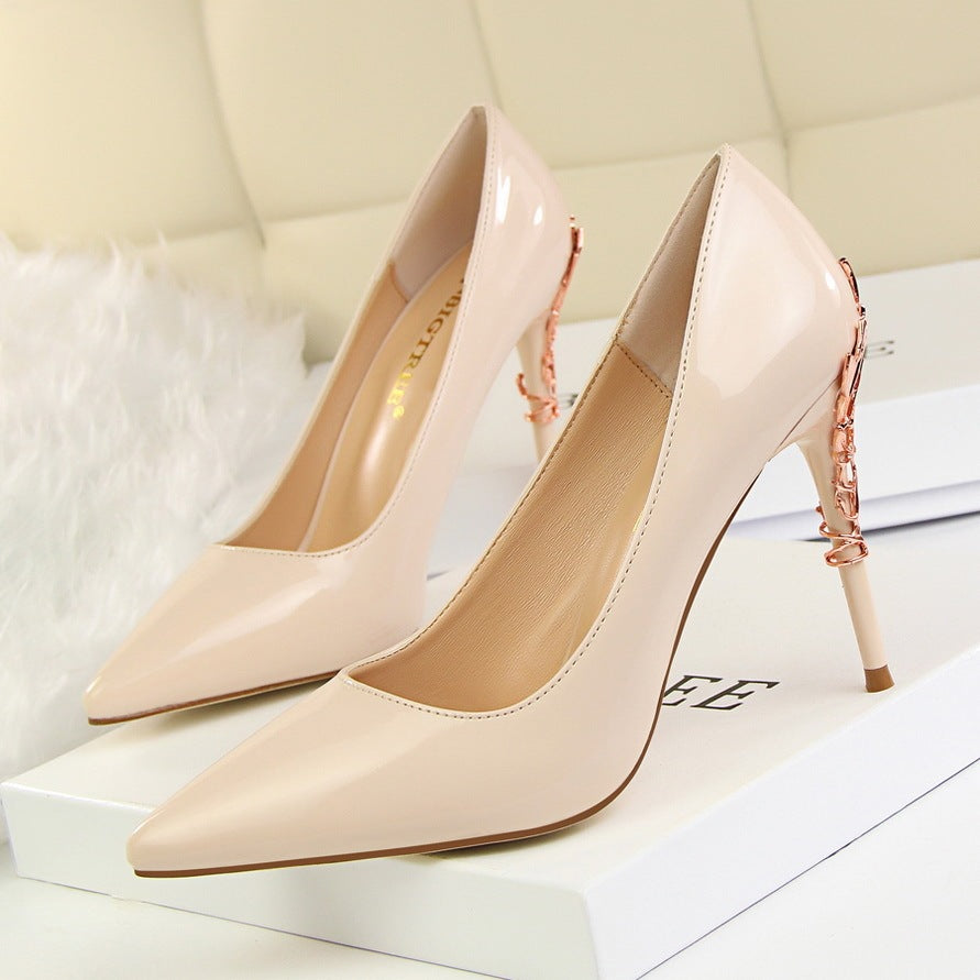 BG Fashion Metal Heel Stiletto