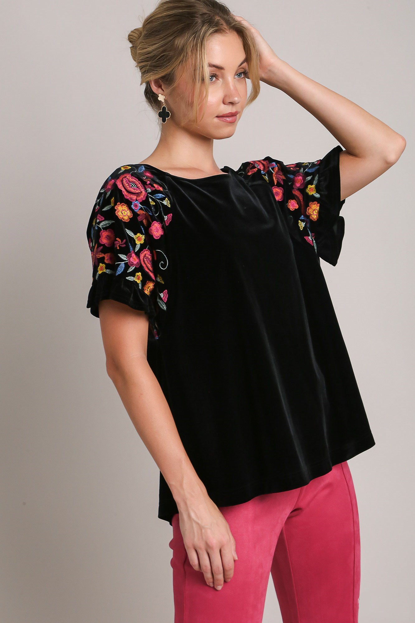 BG Women Shirt with Flower Print