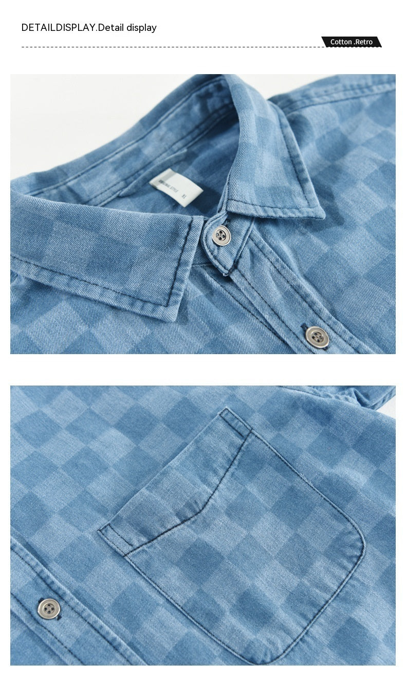 BG Plaid Denim Shirt