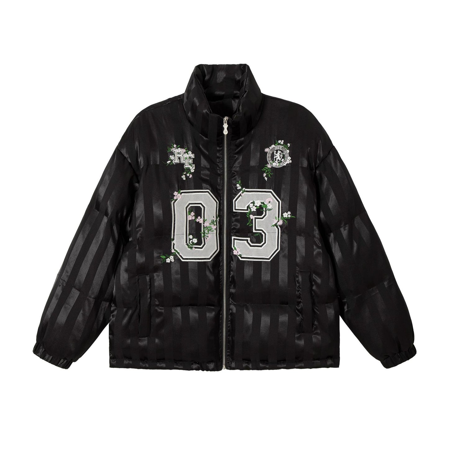 BG Warm Bread Embroidered  Cotton-padded Jacket