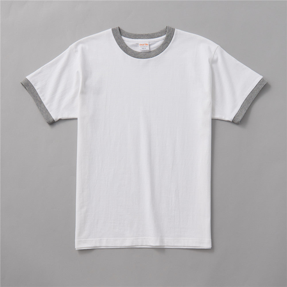 BG Solid Color Blank Round-neck T-Shirt