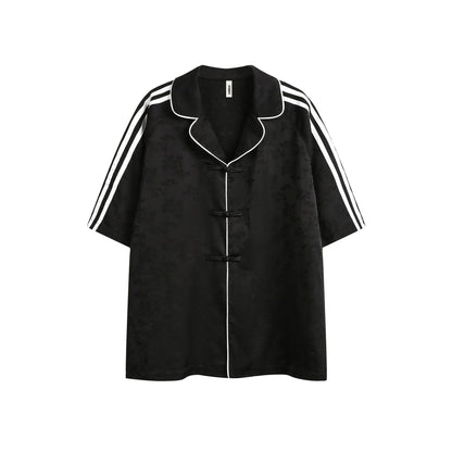 BG Striped Turn-down Collar Shirt