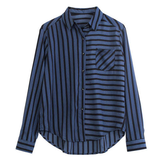 BG Striped Chiffon Shirt