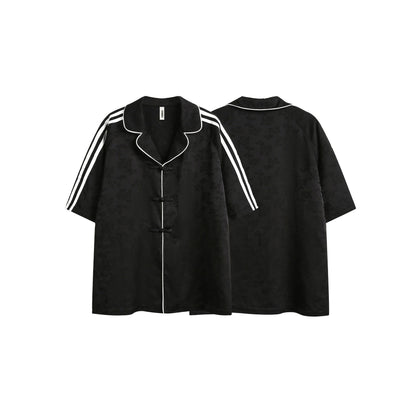 BG Striped Turn-down Collar Shirt