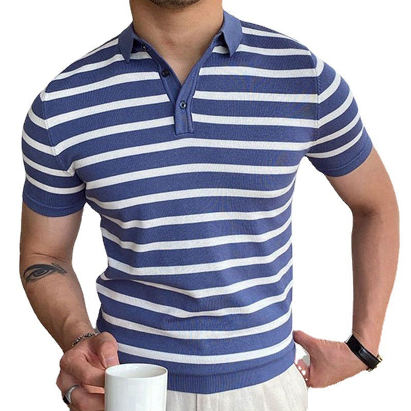 BG Striped Polo Shirt