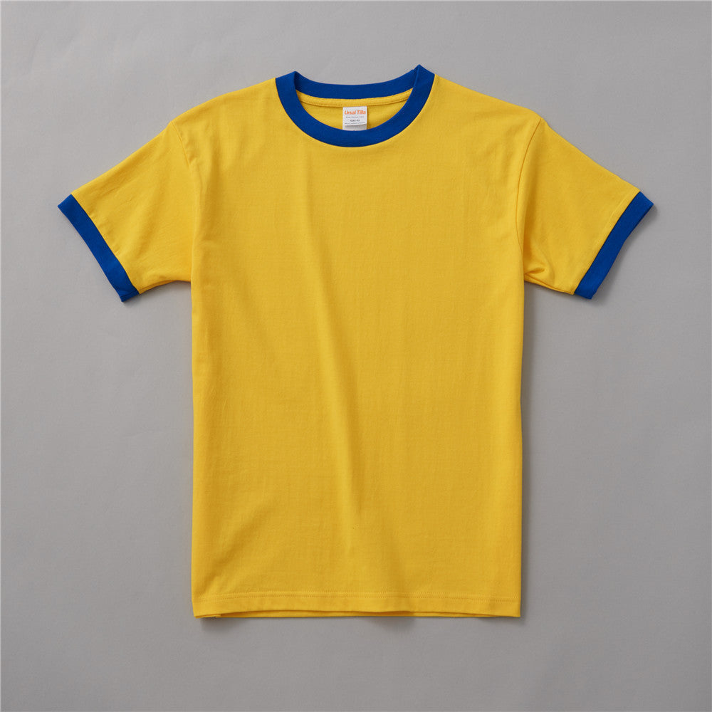 BG Solid Color Blank Round-neck T-Shirt