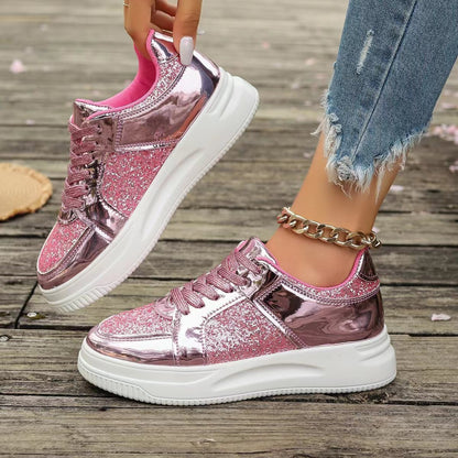 Women Casial Sequin Sneakers