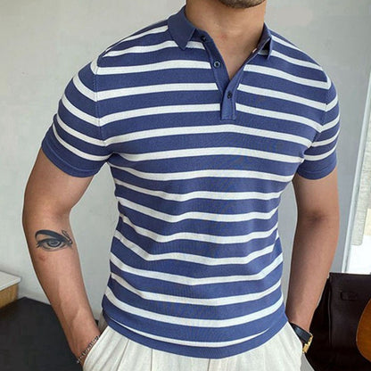 BG Striped Polo Shirt