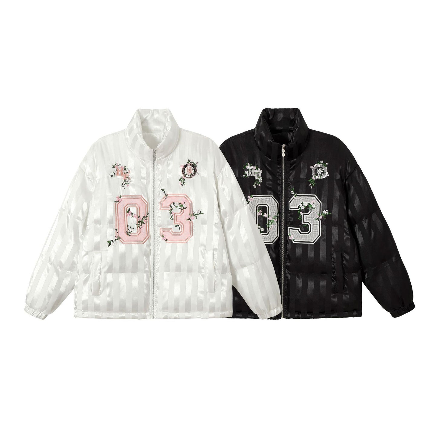 BG Warm Bread Embroidered  Cotton-padded Jacket