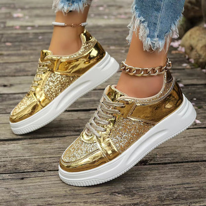 Women Casial Sequin Sneakers