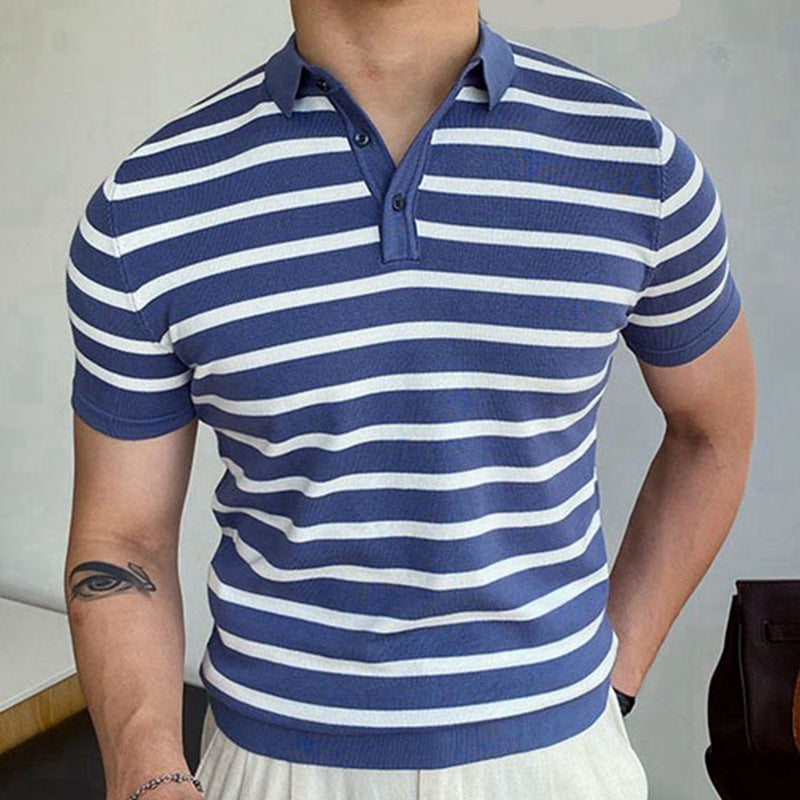 BG Striped Polo Shirt