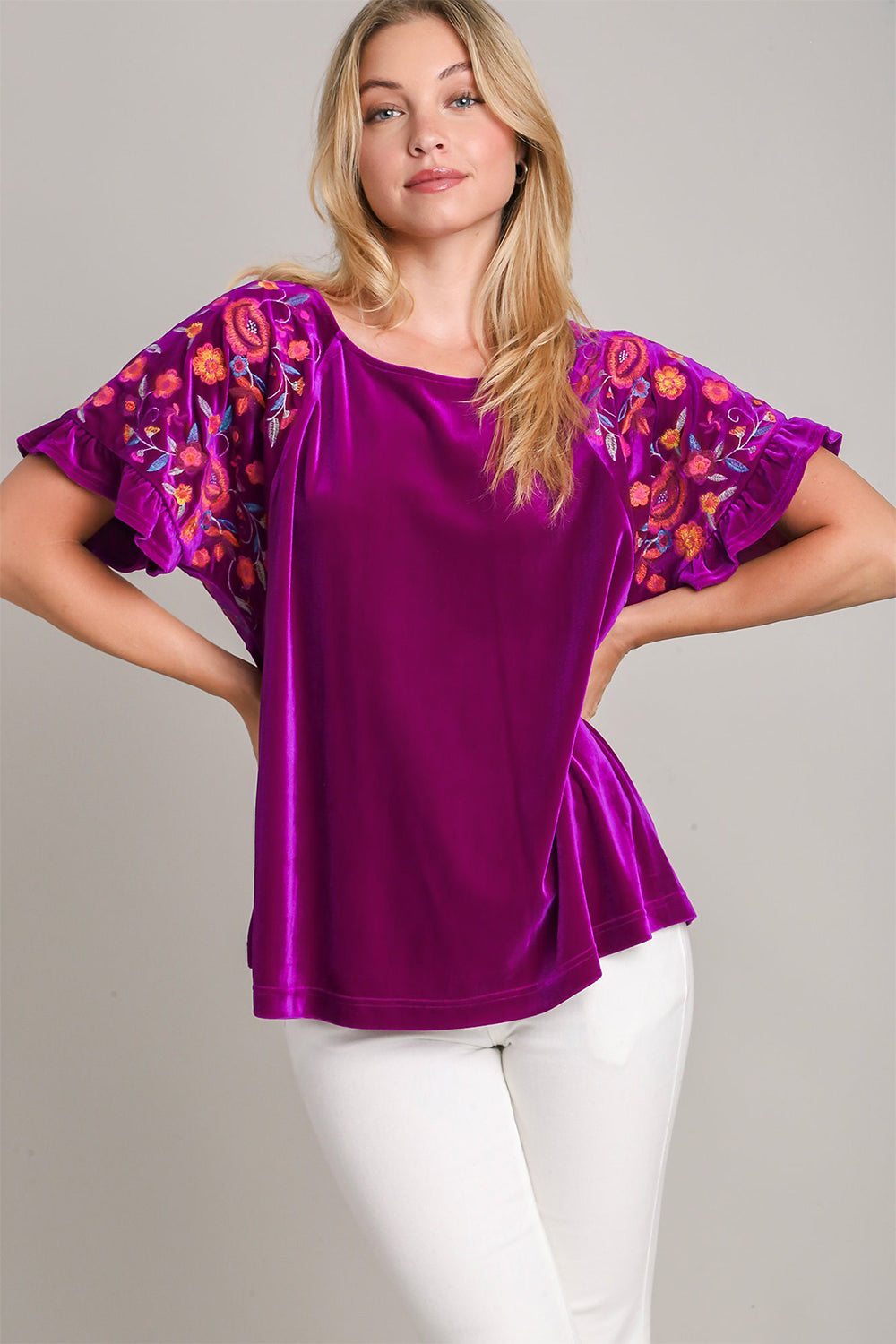 BG Women Shirt with Flower Print