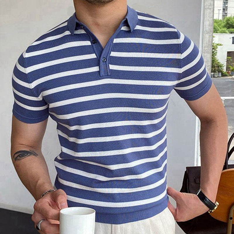 BG Striped Polo Shirt