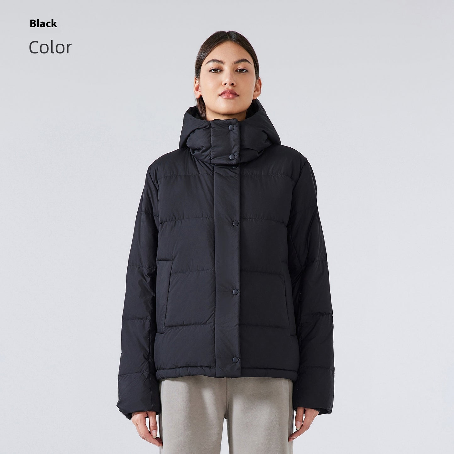 Puffer Down Hooded Jacket