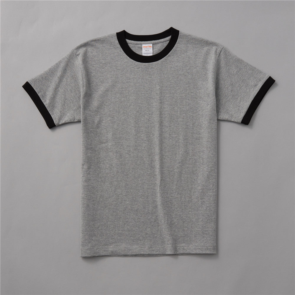 BG Solid Color Blank Round-neck T-Shirt